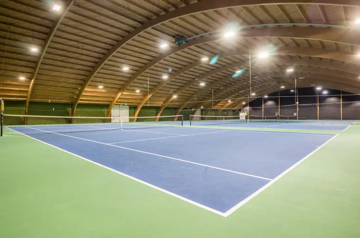 Tennisbaan overdekt