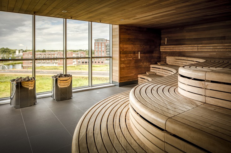 BLUE Wellness Helmond - Panorama sauna