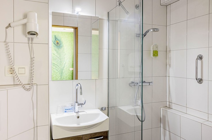 Badkamer eenpersoonskamer