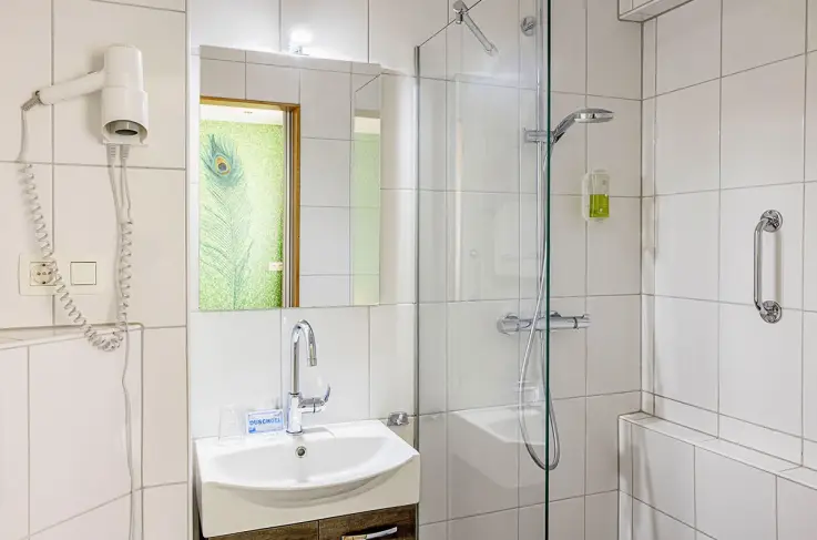 Badkamer eenpersoonskamer