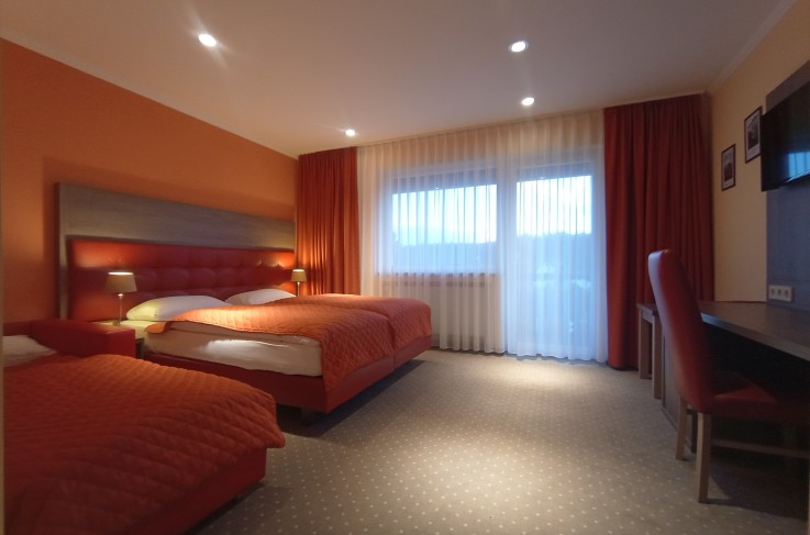 Driepersoons Familiekamer Modern met balkon