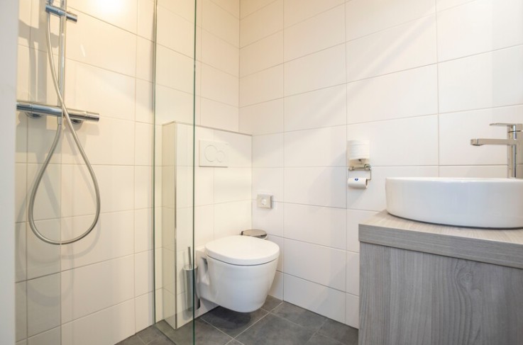 Eenpersoonskamer badkamer