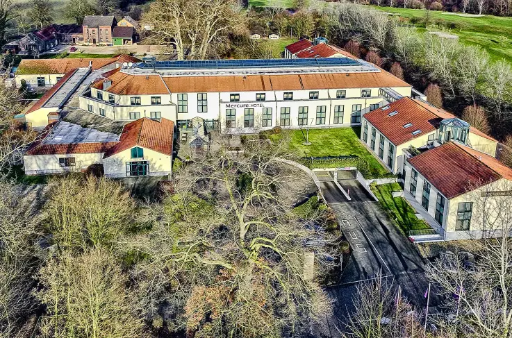 Bovenaanzicht hotel