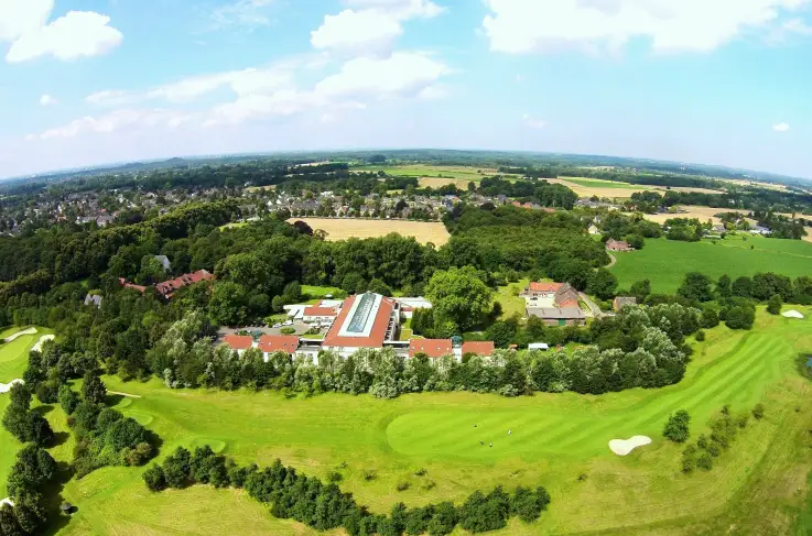 Bovenaanzicht hotel