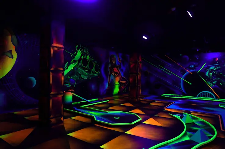 Indoor Minigolfbaan