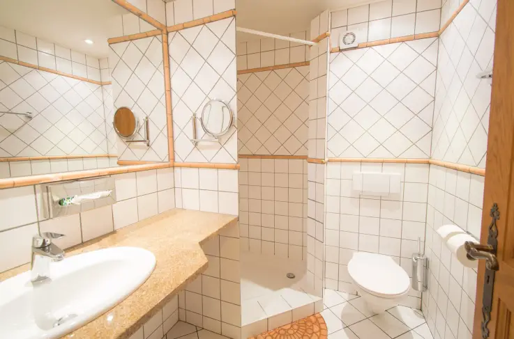 Comfort Kamer met uitzicht op de rivier (badkamer)